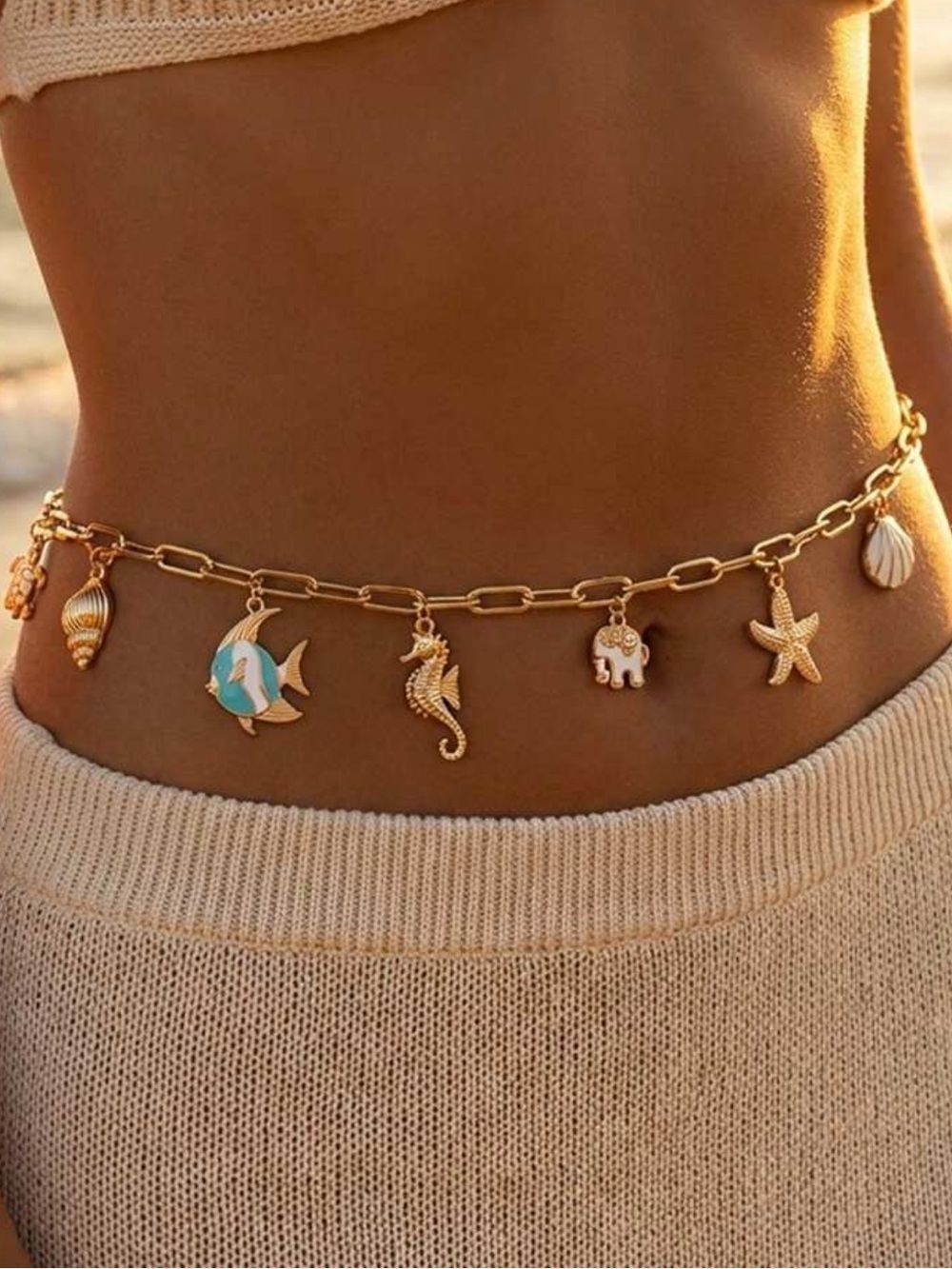 Sea charm Chain Waist N2264